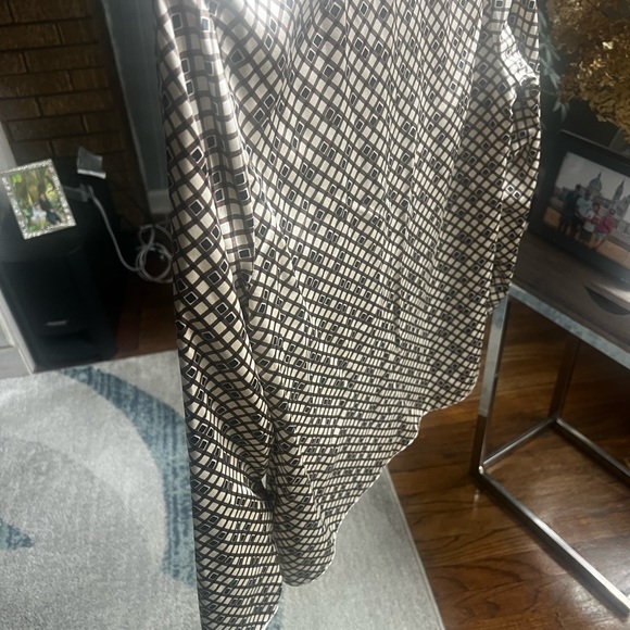 Theory blues Brown and light angle blouse - Picture 5 of 7